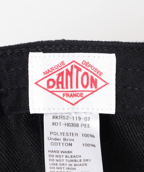 URBAN RESEARCH DOORS（アーバンリサーチドアーズ）の「DANTON　6PANEL CAP（キャップ・メンズ・BLACK/CHARCOAL/BROWN/BEIGE・FREE）」の9枚目の写真