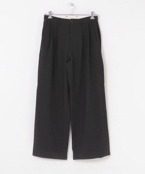 SENSE OF PLACE by URBAN RESEARCH(センスオブプレイスバイアーバンリサーチ)の「サイドタックワイドスラックス(その他パンツ・メンズ・IVORY/BLACK/NAVY・M/L)」の14枚目の写真