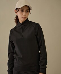 ROPE' | 【NOIR】【セットアップ対応】ハーフジップ長袖スタンドプルオーバー(Tシャツ/カットソー)