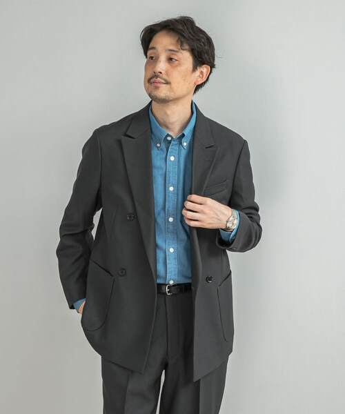 URBAN RESEARCH DOORS（アーバンリサーチドアーズ）の「LIFE STYLE TAILOR ウールライクツイルコンフォータブル ...