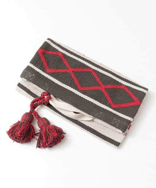 URBAN RESEARCH DOORS（アーバンリサーチドアーズ）の「オルテガ2wayクラッチバッグ（クラッチバッグ・レディース・KHAKI/RED/BLACK・one）」の3枚目の写真