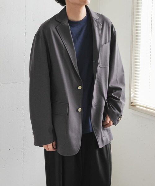 URBAN RESEARCH DOORS(アーバンリサーチドアーズ)の「FORK&SPOON TRテーラードジャケット(テーラードジャケット・メンズ・CHARCOAL/NAVY・4/5)」の8枚目の写真