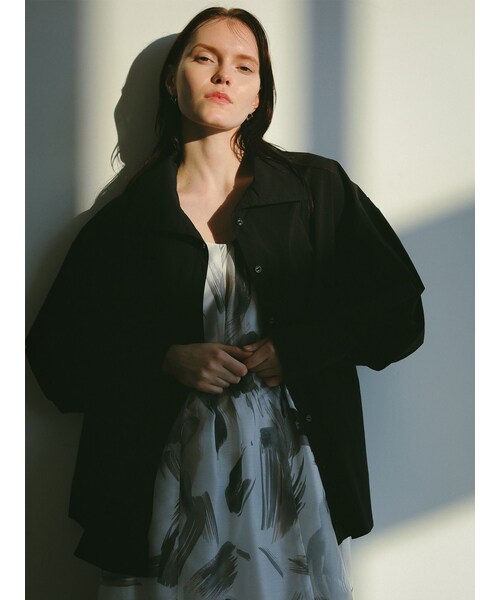 ELENDEEK（エレンディーク）の「RASH GUARDS SH BZ（ブルゾン・レディース・ブラック/オフホワイト/イエロー・F）」の6枚目の写真