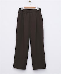 nissen | ストレッチタックワイドパンツ（セットアップ対応）(パンツ)