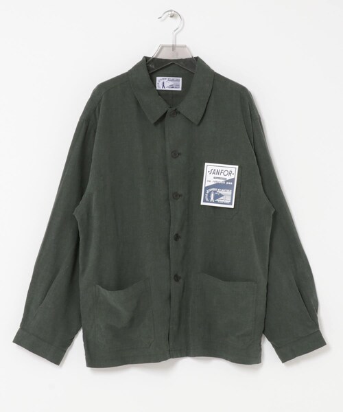 URBAN RESEARCH（アーバンリサーチ）の「『別注』LE VETEMENT ATLANTIQUE×URBAN RESEARCH　ワークジャケット（カバーオール・メンズ・D.GREEN/BLACK・M/L）」の21枚目の写真