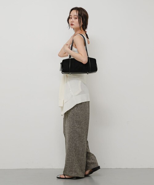 SENSE OF PLACE by URBAN RESEARCH(センスオブプレイスバイアーバンリサーチ)の「FSコンビワイドバッグ(トートバッグ・レディース・IVORY/BLACK/CAMEL・One)」の16枚目の写真