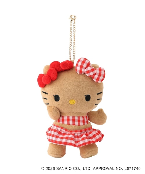 VIS（ビス）の「【HELLO KITTY×VIS】日焼けデザイン ハローキティぬいぐるみチャーム（チャーム・レディース・ベージュ・F）」の4枚目の写真