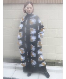 merry jenny | fluffy pattern coat(その他アウター)