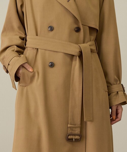 ROPE'(ロペ)の「MANTECO(マンテコ) テンセルウールトレンチコート(トレンチコート・レディース・ベージュ・36/38)」の21枚目の写真