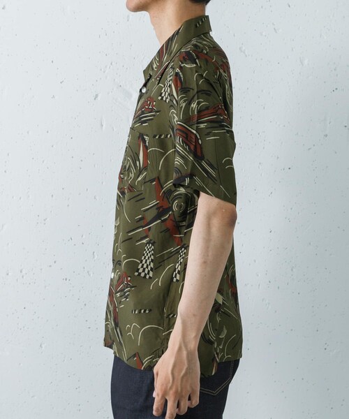 URBAN RESEARCH(アーバンリサーチ)の「NEXUSVII. TRANSPORTATION(シャツ/ブラウス・メンズ・BLACK/OLIVE・46/48)」の11枚目の写真