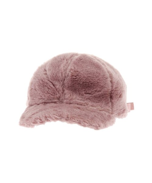 merry jenny（メリージェニー）の「エコファーcap（キャップ・レディース・アイボリー/ブラック/ピンク/ベージュ・F）」の5枚目の写真