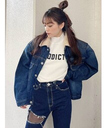 GYDA | ボアデニムGジャン(デニムジャケット)