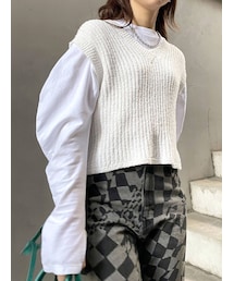 EMODA | ブラッシュオーバーベスト(ベスト)