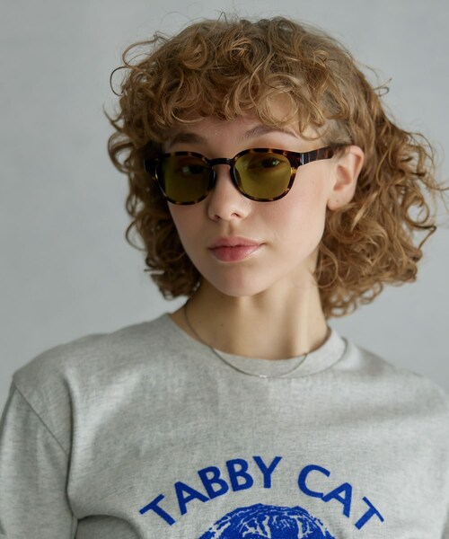 URBAN RESEARCH（アーバンリサーチ）の「jugaad 14　COVE CLEAR-l.green（メガネ・レディース・tortoise/d.brown/grey・-）」の8枚目の写真