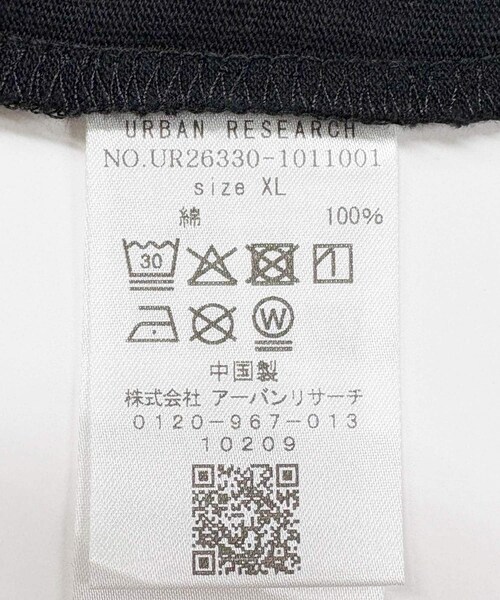 URBAN RESEARCH(アーバンリサーチ)の「thur. logo SHORT-SLEEVE T-SHIRTS(Tシャツ/カットソー・メンズ・BLACK・M/L/XL)」の15枚目の写真