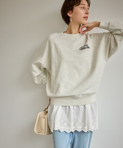 ROPE' PICNIC（ロペピクニック）の「Vネックティアードレースビスチェ（キャミソール・レディース・ホワイト・F）」の11枚目の写真