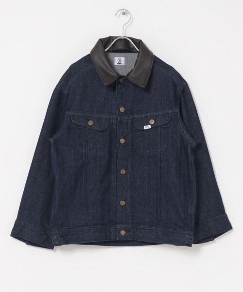 URBAN RESEARCH ROSSO（アーバンリサーチロッソ）の「『別注』Lee×ROSSO　2WAY COLLAR JACKET（デニムジャケット・レディース・OW BLACK/OW  BLUE・Free）」の11枚目の写真