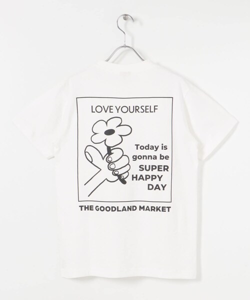 THE GOODLAND MARKET（ザグッドランドマーケット）の「ザ グッドランド マーケット　T-SHIRTS flower（Tシャツ/カットソー・メンズ・black/white/blue・S/M/L）」の8枚目の写真