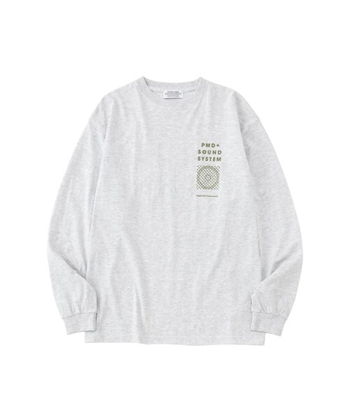 bonjour records(ボンジュールレコーズ)の「POET MEETS DUBWISE/ポエトミーツダブワイズ PMD+SOUND SYSTEM L/S T-Shirt(Tシャツ/カットソー・レディース・ブラック/ホワイト/グレー・L/M/XL)」の14枚目の写真