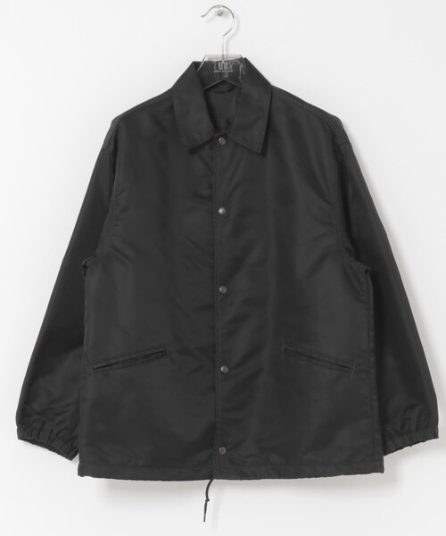 URBAN RESEARCH（アーバンリサーチ）の「blurhmsROOTSTOCK　WASHED NYLON COACH JACKET（テーラードジャケット・メンズ・BLACK・2/3/4）」の6枚目の写真