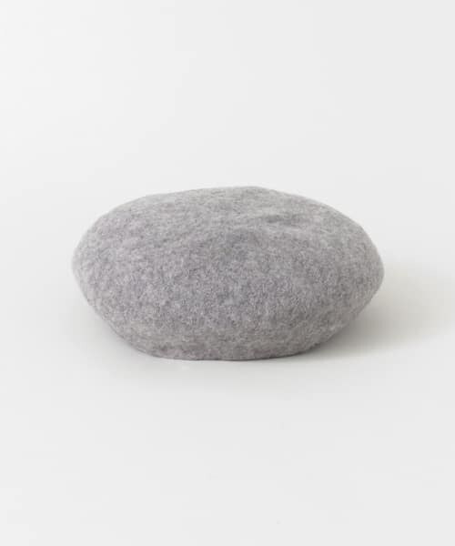 URBAN RESEARCH Sonny Label（アーバンリサーチサニーレーベル）の「リブ付きウールベレー帽∴（ハンチング/ベレー帽・レディース・ネイビー/ブラック/グレー/レッド・one）」の2枚目の写真