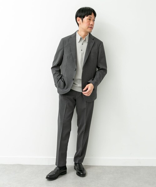 URBAN RESEARCH DOORS(アーバンリサーチドアーズ)の「LIFE STYLE TAILOR リネンライクコンフォータブルジャケット(テーラードジャケット・メンズ・BLUE NAVY/GRAY/OLV BROWN・S/M/L/XL)」の10枚目の写真