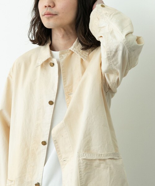 URBAN RESEARCH Sonny Label（アーバンリサーチサニーレーベル）の「Lee　VINTAGE LOCO JACKET（カバーオール・メンズ・OFF WHITE/JELT DENIM・M/L）」の5枚目の写真