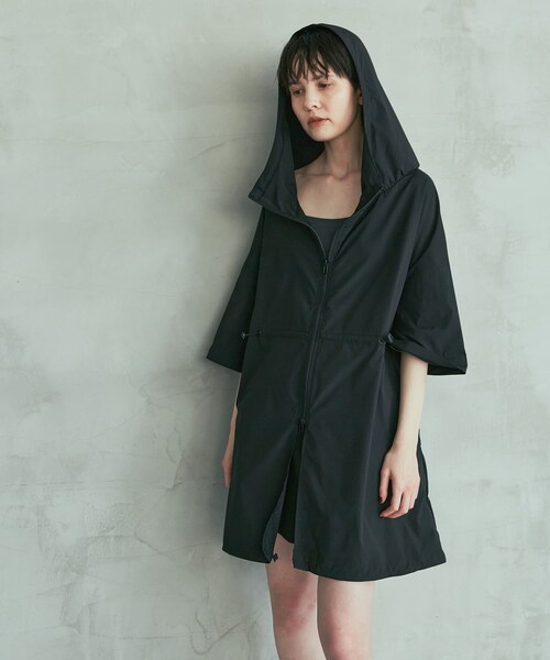 URBAN RESEARCH(アーバンリサーチ)の「『UVカット』Swim URBAN RESEARCH スイム2WAYラッシュガードパーカー(水着・メンズ・WHITE/BLACK・FREE)」の19枚目の写真