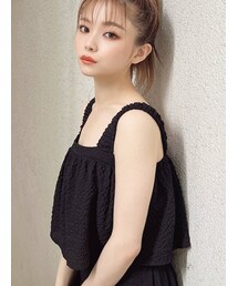 RESEXXY | シャーリングトップス【セットアップ着用可能】(キャミソール)