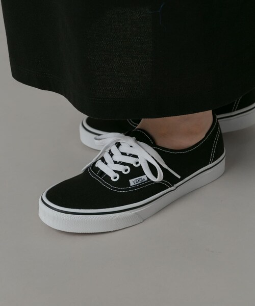 URBAN RESEARCH Sonny Label（アーバンリサーチサニーレーベル）の「VANS　Ua Authentic（スニーカー・レディース・Black/NAVY/RED・5/5.5/6）」の6枚目の写真
