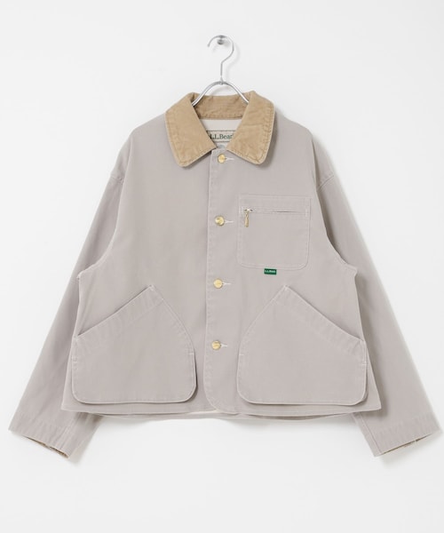 URBAN RESEARCH DOORS（アーバンリサーチドアーズ）の「L.L.Bean JAPAN EDITION　HARBOR FIELD COAT（テーラードジャケット・レディース・NATURAL/FADESADDLE/SALMON/FADEBLUE・M）」の11枚目の写真