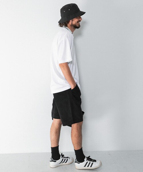 URBAN RESEARCH Sonny Label（アーバンリサーチサニーレーベル）の「OOPS　吸水速乾ラインポロシャツ（ポロシャツ・メンズ・OFF/NAVY・M/L/XL）」の19枚目の写真