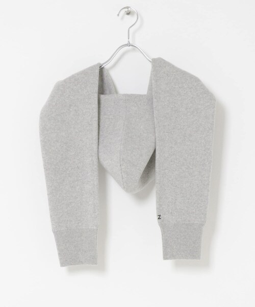 URBAN RESEARCH ROSSO（アーバンリサーチロッソ）の「ADAWASｘEZ　CASHMERE-BLEND HOOD（マフラー・レディース・GREY・One）」の4枚目の写真