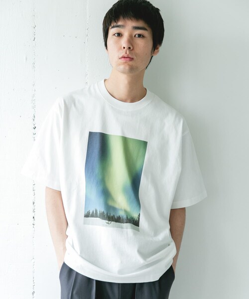 URBAN RESEARCH DOORS(アーバンリサーチドアーズ)の「NATURE PHOTO SHORT-SLEEVE T-SHIRTS(Tシャツ/カットソー・メンズ・WHITE/BLACK・M/L)」の7枚目の写真