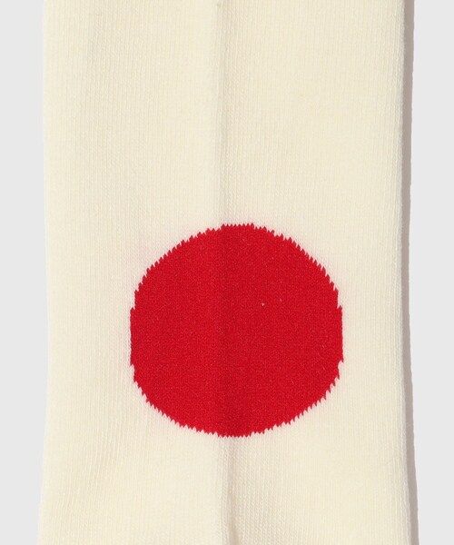 ADAM ET ROPE'（アダムエロペ）の「【BLUE BLUE JAPAN/ブルーブルージャパン】JAPAN FLAG ソックス（ソックス/靴下・メンズ・ホワイト/ネイビー・M）」の8枚目の写真