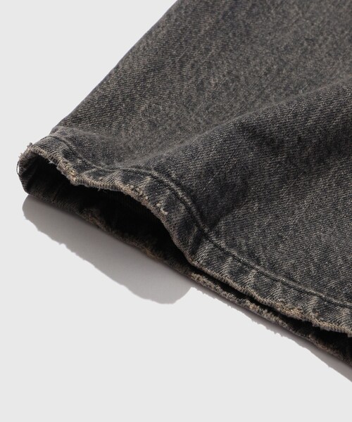 ADAM ET ROPE'(アダムエロペ)の「【DAIRIKU/ダイリク】Straight Vintage Denim Pants(デニムパンツ・メンズ・ブラック・L/M/S)」の14枚目の写真
