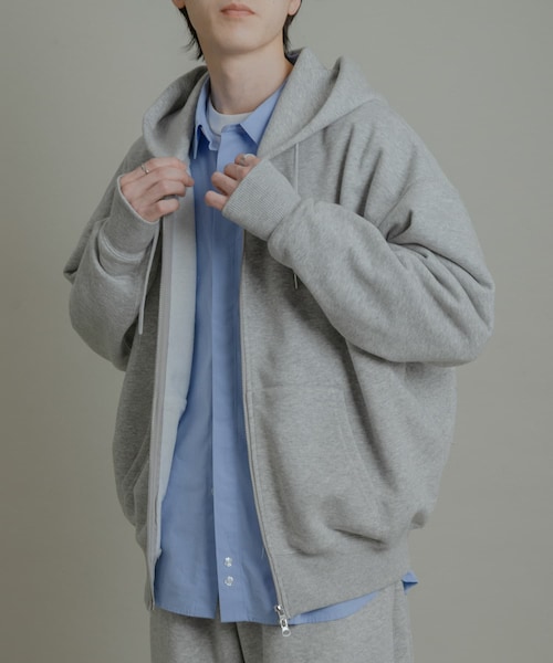 SENSE OF PLACE by URBAN RESEARCH（センスオブプレイスバイアーバンリサーチ）の「『ユニセックス』Wジップパーカー（パーカー・メンズ・IVORY/BLACK/GRAY/RED・M/L）」の3枚目の写真