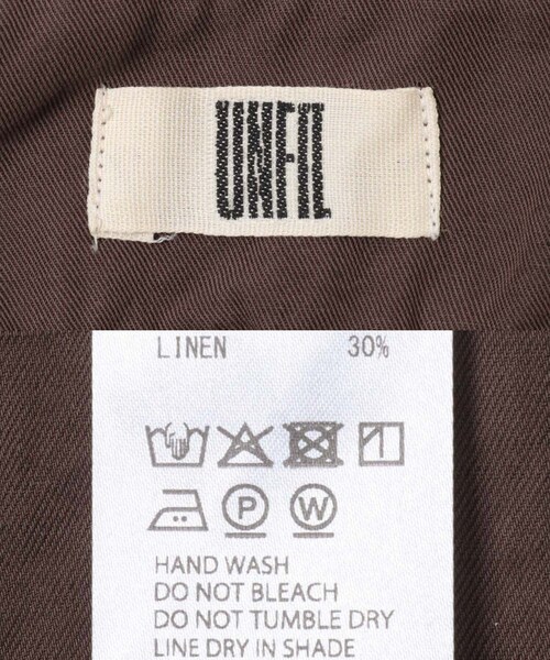 URBAN RESEARCH DOORS（アーバンリサーチドアーズ）の「unfil　GARMENTDYEINGCAMISOLE（キャミソール・レディース・stone/brown・1）」の17枚目の写真
