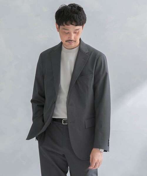 URBAN RESEARCH DOORS(アーバンリサーチドアーズ)の「『イージーケア』LIFE STYLE TAILOR クリアツイルコンフォータブルスマートジャケット(テーラードジャケット・メンズ・NAVY/GRAY・S/M/L/XL)」の19枚目の写真