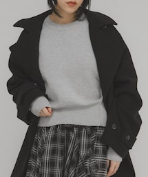 KBF | スウェットライクニット(ニット/セーター)