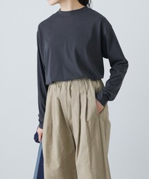 かぐれ | ハイツイストコットン長袖Tシャツ(Tシャツ/カットソー)