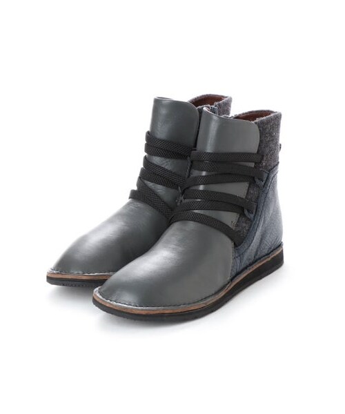 VIS（ビス）の「ビス VIS ゴムレースアップブーツ （ブーツ・レディース・BL/CL/KH/DGYC・22.5cm/23cm/23.5cm/24cm/24.5cm）」の21枚目の写真