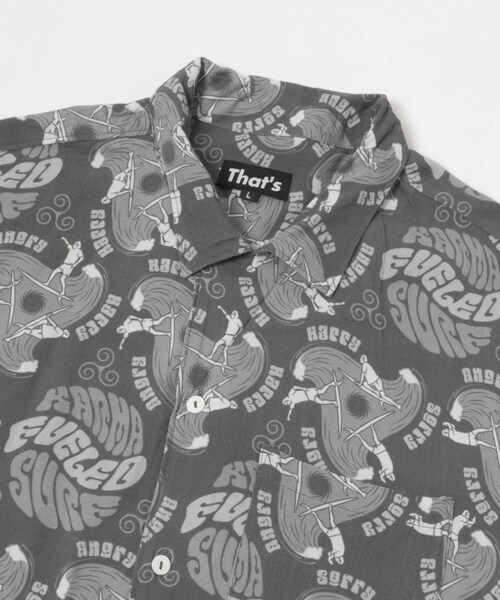 THE GOODLAND MARKET（ザグッドランドマーケット）の「That’s　The Aloha KARMA（シャツ/ブラウス・メンズ・WH/DGR・M/L/XL）」の15枚目の写真