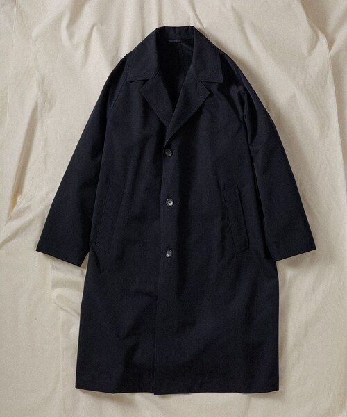 ADAM ET ROPE'(アダムエロペ)の「【WILD LIFE TAILOR】WOOL GABARDINE BAL COLLAR COAT(その他アウター・メンズ・ネイビー・L/M)」の2枚目の写真