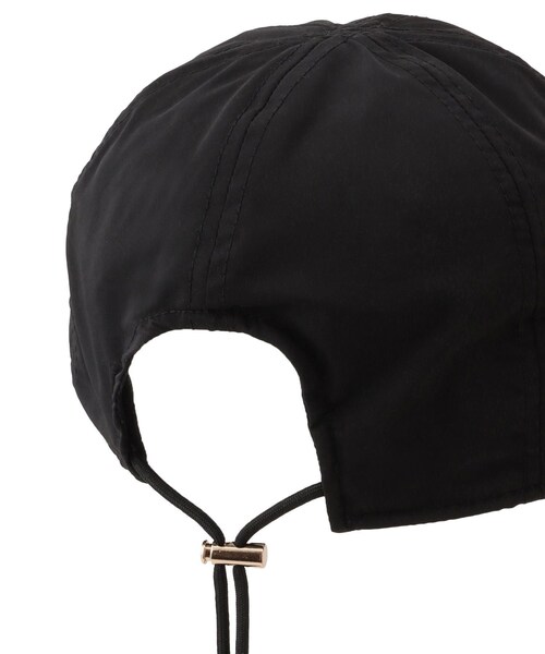 ADAM ET ROPE'（アダムエロペ）の「ストール付き2WAYキャップ / 撥水・UVケア（キャップ・レディース・ブラック/ベージュ系・F）」の19枚目の写真
