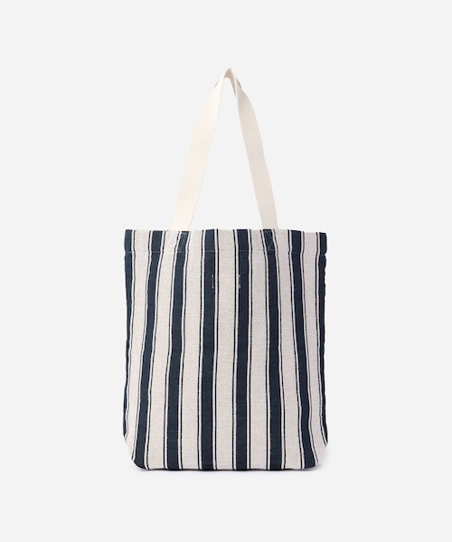 Saturdays NYC(サタデーズ ニューヨークシティ )の「Miller Stripe Tote Bag(トートバッグ・レディース・ブルー/ワイン・F)」の7枚目の写真