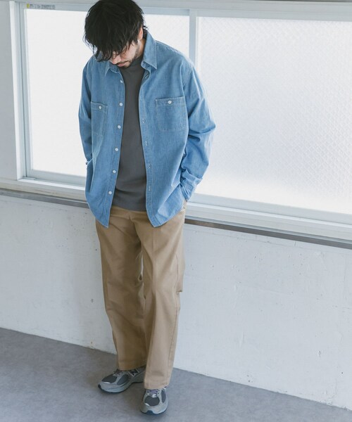 URBAN RESEARCH DOORS(アーバンリサーチドアーズ)の「インタックチノトラウザー(チノパンツ・メンズ・Navy/Beige/Khaki・38/40)」の5枚目の写真