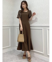 dazzlin | バックオープンマーメイドワンピース(ワンピース)
