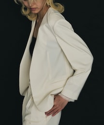 【一部店舗限定】【REALM（レルム）】SETUP JACKET｜ノーカラージャケット