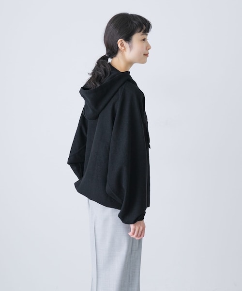 かぐれ（カグレ）の「HAVERSACK　バランサーミルドフーデットパーカー（パーカー・レディース・Black・2）」の4枚目の写真